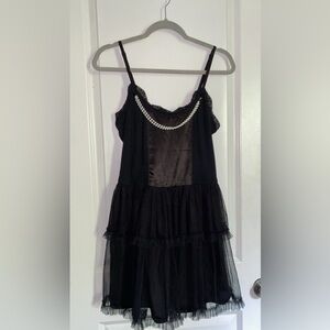 Forever 21 Black Babydoll Mini Dress
